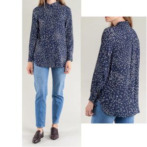 Ganni Barra Crepe Top Size 4 NWT